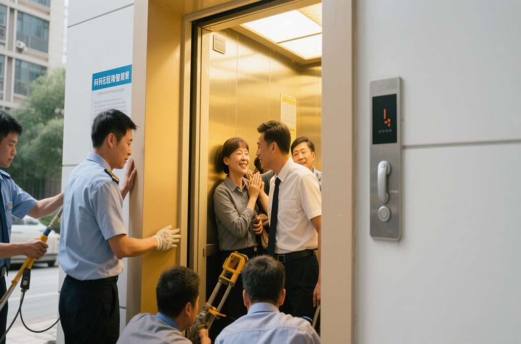 一鍵應答零距離，科苑隆筑牢電梯安全墻