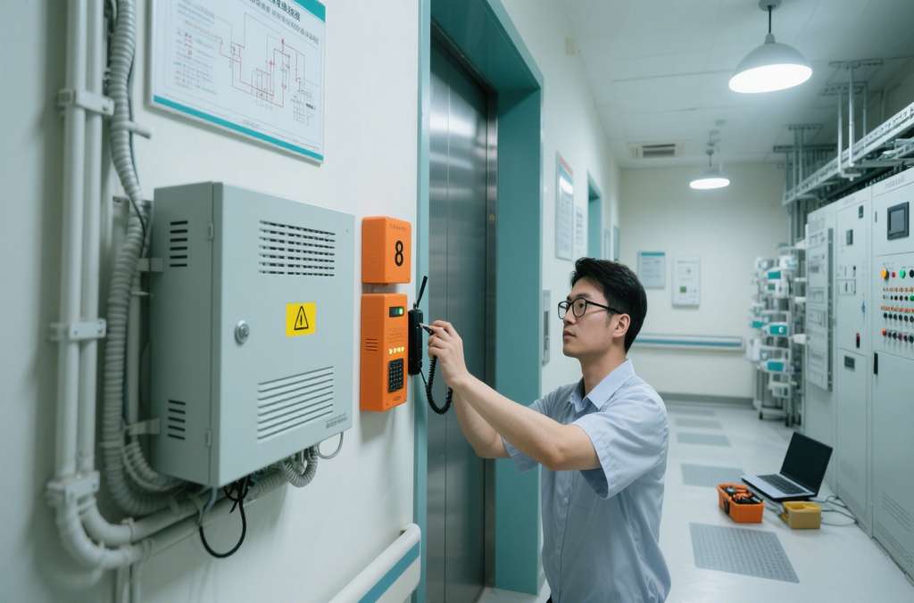 電梯五方對(duì)講,無(wú)線